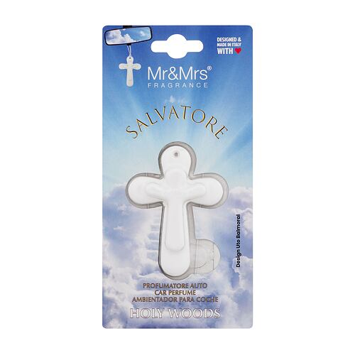 Vůně do auta Mr&Mrs Fragrance Salvatore Holy Woods White 1 ks