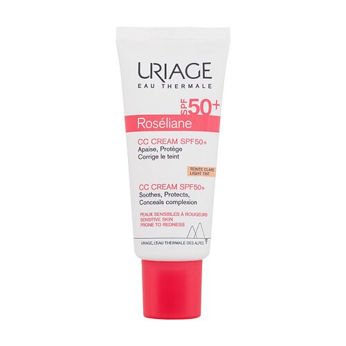 CC krém Uriage Roséliane CC Cream SPF50+ 40 ml Light Tint poškozená krabička