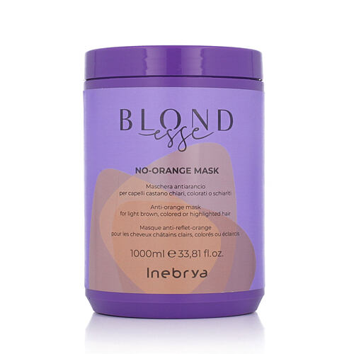Maska na vlasy Inebrya BLONDesse No-Orange Mask 1000 ml