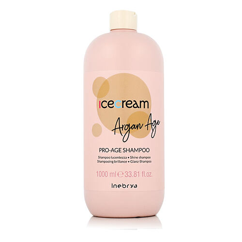 Šampon Inebrya Ice Cream Argan Age Pro-Age Shampoo 1000 ml