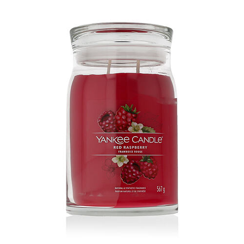 Vonná svíčka Yankee Candle Signature Red Raspberry 567 g