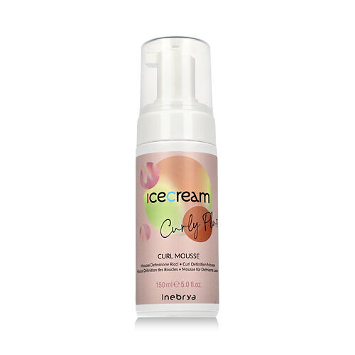 Pro podporu vln Inebrya Ice Cream Curly Plus Curl Mousse 150 ml