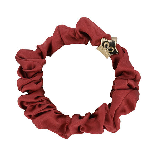 Gumička na vlasy By Eloise London Silk Scrunchie Gold Star Persimmon 1 ks