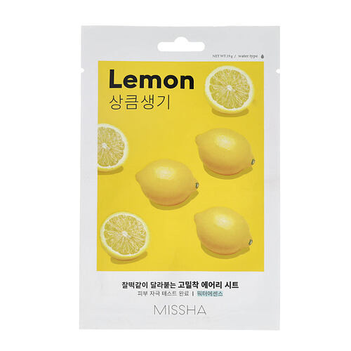 Pleťová maska Missha Airy Fit Sheet Mask Lemon 19 g