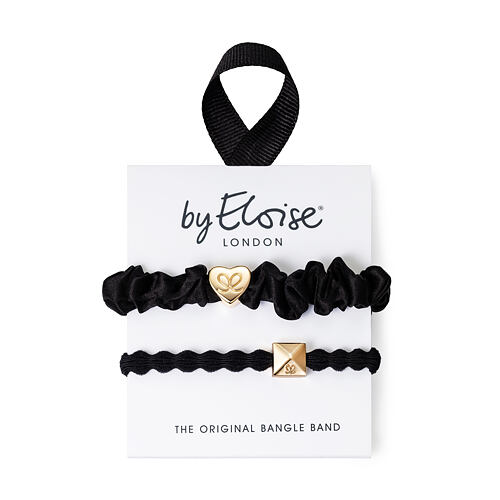 Gumička na vlasy By Eloise London Bangle Set The Black 1 ks
