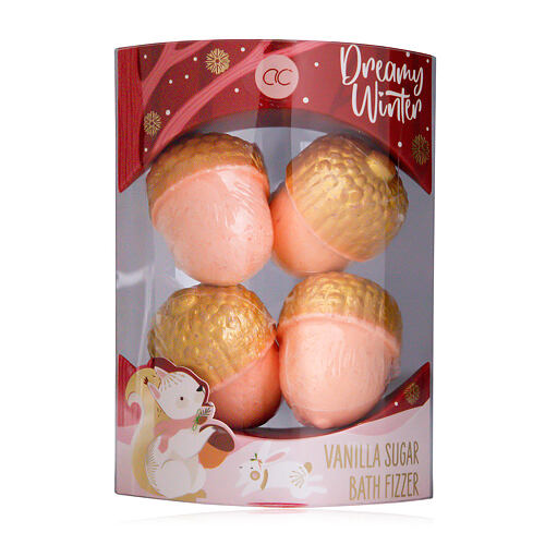 Bomba do koupele Accentra Dreamy Winter Vanilla Sugar Fizzer 4x30 g