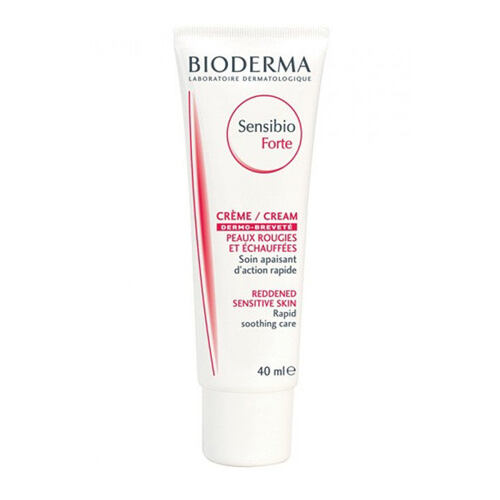 Denní pleťový krém BIODERMA Sensibio Forte Cream 40 ml poškozená krabička
