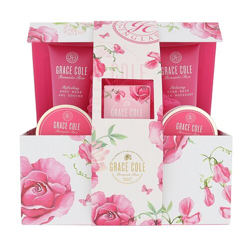 Pěna do koupele Grace Cole Romantic Rose 100 ml Kazeta