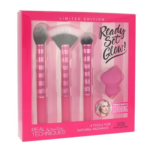 Štětec Real Techniques Brushes Ready Set Glow! 1 ks Kazeta