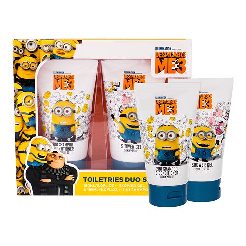 Sprchový gel Minions Minions 150 ml poškozená krabička Kazeta