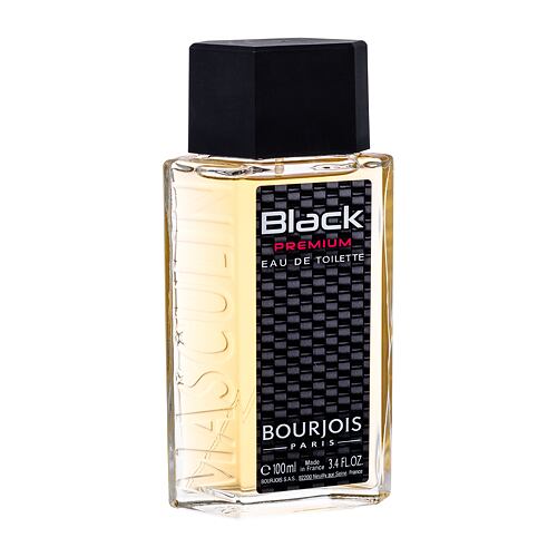 Toaletní voda BOURJOIS Paris Masculin Black Premium 100 ml poškozená krabička