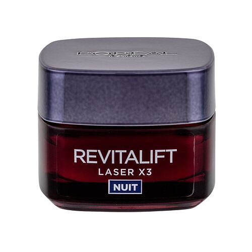 Noční pleťový krém L'Oréal Paris Revitalift Laser X3 Night Cream 50 ml