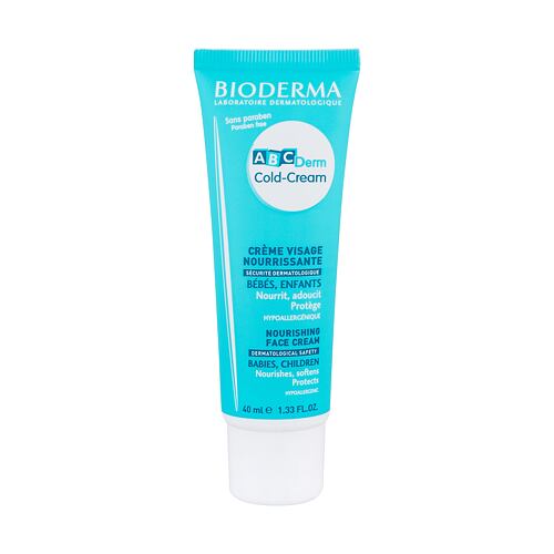 Denní pleťový krém BIODERMA ABCDerm Cold-Cream  Face 40 ml poškozená krabička