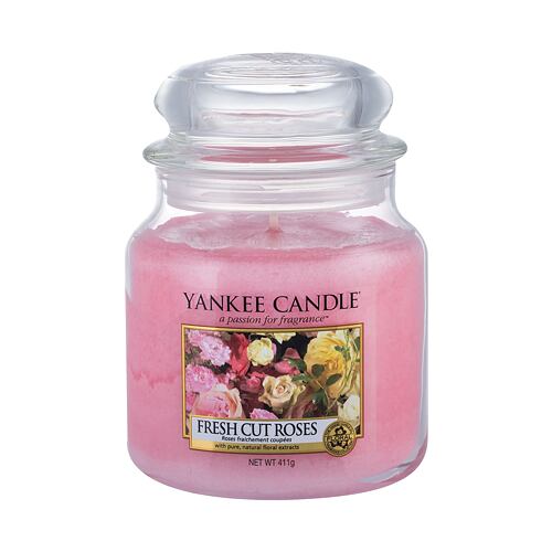 Vonná svíčka Yankee Candle Fresh Cut Roses 411 g