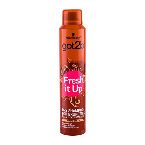 Suchý šampon Schwarzkopf Got2b Fresh It Up For Brunettes 200 ml