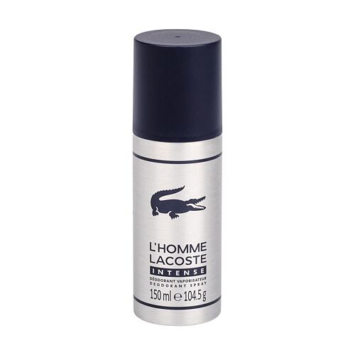 Deodorant Lacoste L´Homme Lacoste Intense 150 ml poškozený flakon