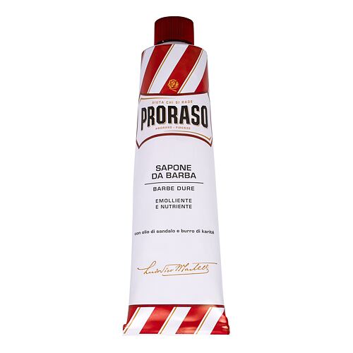 Pěna na holení PRORASO Red Shaving Soap In A Tube 150 ml poškozená krabička