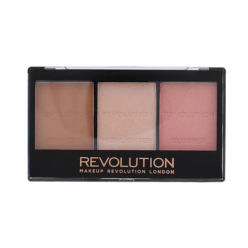 Konturovací paletka Makeup Revolution London Ultra Sculpt & Contour Kit 11 g C01 Ultra Fair poškozená krabička