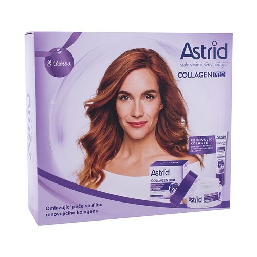 Denní pleťový krém Astrid Collagen PRO 50 ml poškozená krabička Kazeta