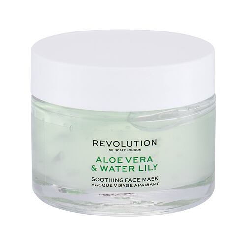 Pleťová maska Revolution Skincare Aloe Vera & Water Lily 50 ml poškozená krabička