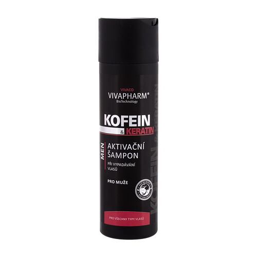 Šampon Vivaco VivaPharm Keratin & Caffeine 200 ml