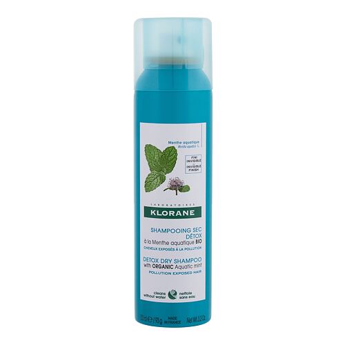 Suchý šampon Klorane Aquatic Mint Detox 150 ml