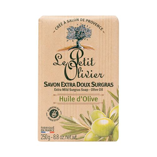 Tuhé mýdlo Le Petit Olivier Olive Oil Extra Mild Surgras Soap 250 g