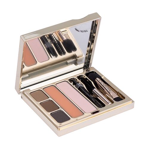 Set a paletka na obočí Clarins Kit Sourcils Perfect Eyes & Brows 5,2 g poškozená krabička