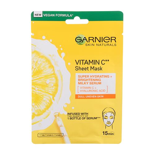 Pleťová maska Garnier Skin Naturals Vitamin C Sheet Mask 1 ks