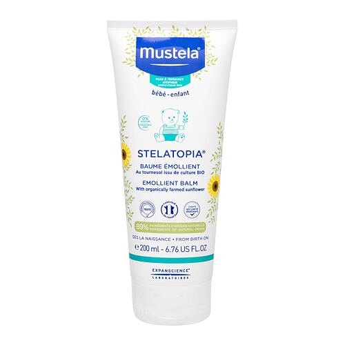 Tělový balzám Mustela Bébé Stelatopia Emollient Balm 200 ml poškozená krabička