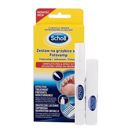 Sprej na nohy Scholl Athlete’s Foot 10 ml poškozená krabička Kazeta