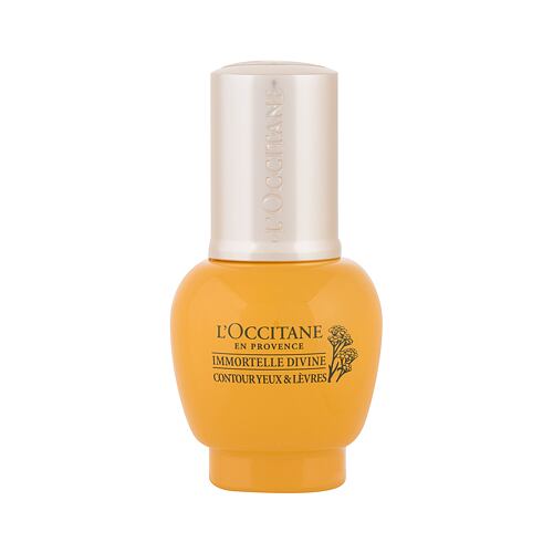 Oční gel L'Occitane Immortelle Divine Eye & Lip Contour 15 ml poškozená krabička