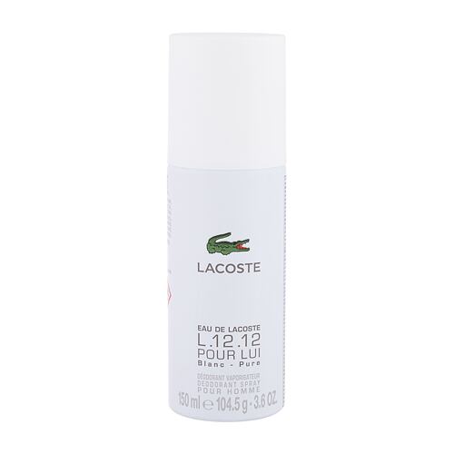 Deodorant Lacoste Eau de Lacoste L.12.12 Blanc 150 ml poškozený flakon