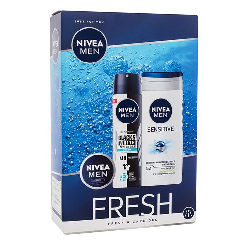 Sprchový gel Nivea Men Fresh 250 ml poškozená krabička Kazeta