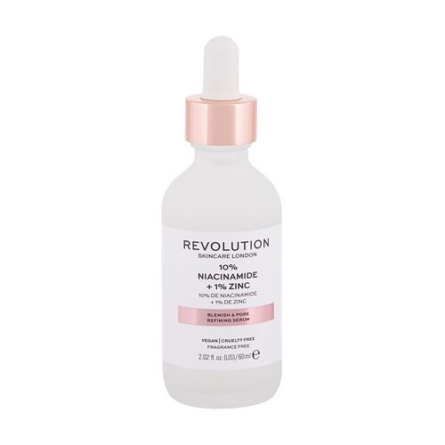 Pleťové sérum Revolution Skincare Skincare 10% Niacinamide + 1% Zinc 60 ml poškozená krabička