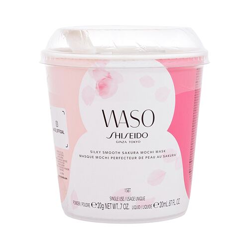 Pleťové sérum Shiseido Waso Silky Smooth Sakura Mochi Mask 20 g poškozená krabička