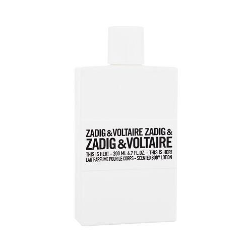 Tělové mléko Zadig & Voltaire This is Her! 200 ml