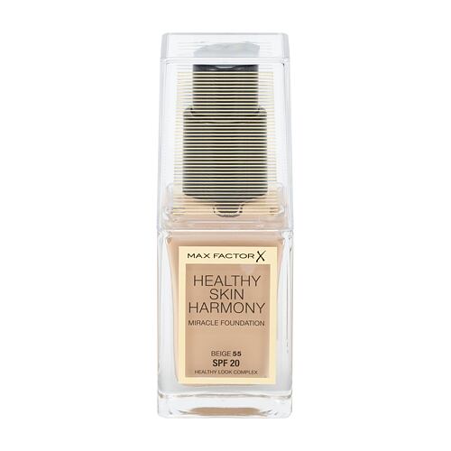 Make-up Max Factor Healthy Skin Harmony SPF20 30 ml 55 Beige poškozený flakon