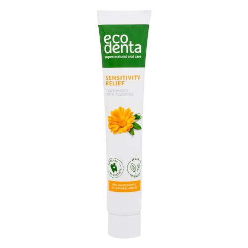 Zubní pasta Ecodenta Super+Natural Oral Care Sensitivity Relief 75 ml poškozená krabička