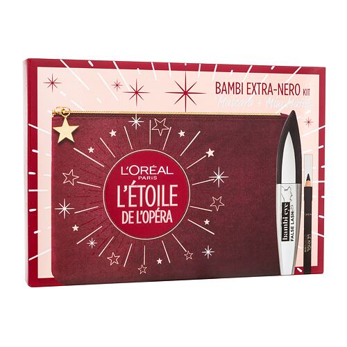Řasenka L'Oréal Paris False Lash Bambi Eye Kit 8,9 ml Extra-Black poškozená krabička Kazeta