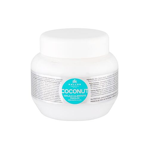 Maska na vlasy Kallos Cosmetics Coconut 275 ml poškozený flakon