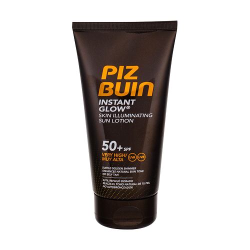 Opalovací přípravek na tělo PIZ BUIN Instant Glow Skin Illuminating Lotion SPF50+ 150 ml poškozený obal