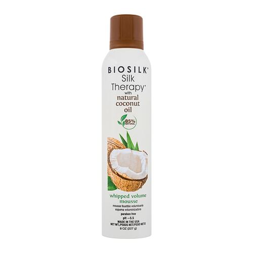 Tužidlo na vlasy Farouk Systems Biosilk Silk Therapy Organic Coconut Oil Whipped Volume Mousse 227 g