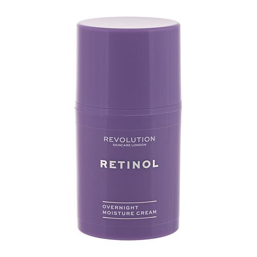 Noční pleťový krém Revolution Skincare Retinol Overnight 50 ml poškozená krabička