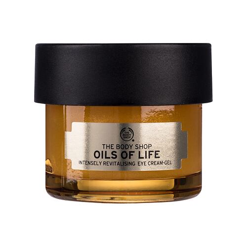 Oční krém The Body Shop Oils Of Life Intensely Revitalising Eye Cream-Gel 20 ml poškozená krabička
