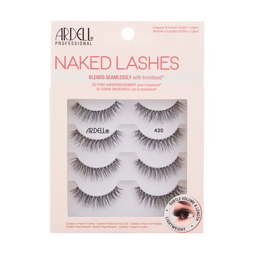 Umělé řasy Ardell Naked Lashes 420 4 ks Black poškozená krabička