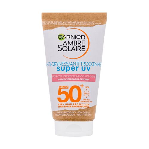 Opalovací přípravek na obličej Garnier Ambre Solaire Sensitive Advanced SPF50+ 50 ml poškozená krabička