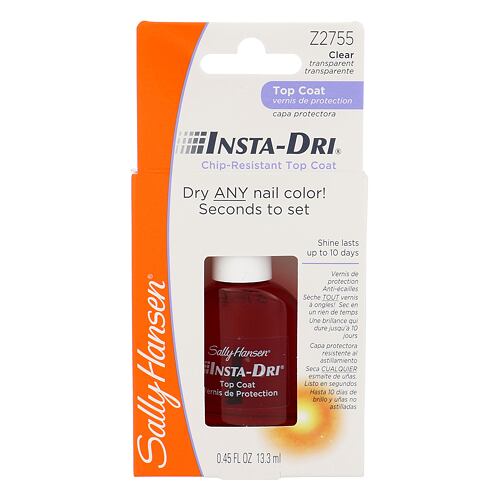 Lak na nehty Sally Hansen Insta-Dri Chip-Resistant Top Coat 13,3 ml poškozený obal