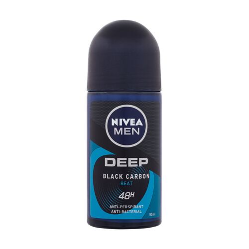 Antiperspirant Nivea Men Deep Black Carbon Beat 48H 50 ml