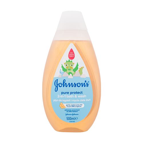 Sprchový gel Johnson´s Kids Pure Protect 2-in-1 Bath & Wash 500 ml